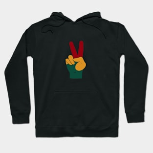 Peace Reggae Hand Sign Hoodie